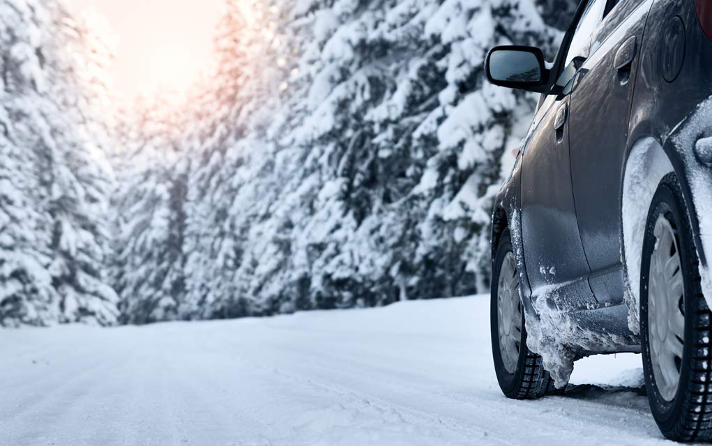 Driving-on-icy-roads